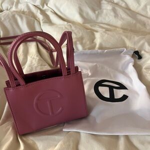 Telfar Pink Mini Shopping Bag